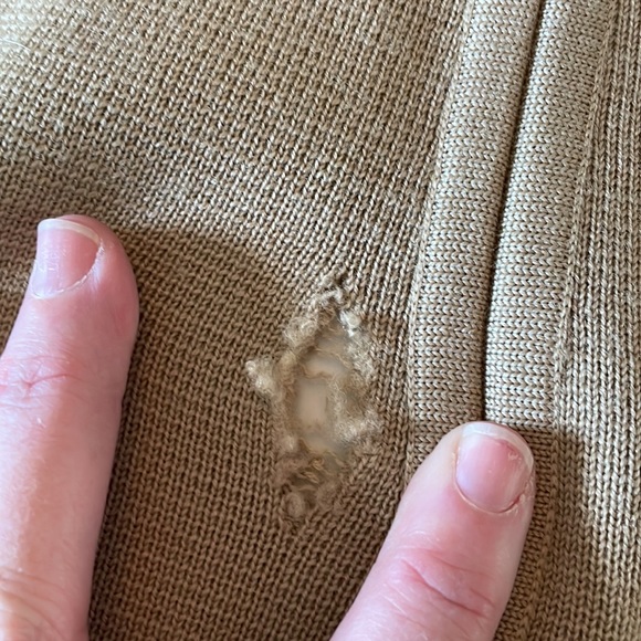 Vintage Tan Wool Cape made in Italy Jonathan Phillips - Picture 4 of 11